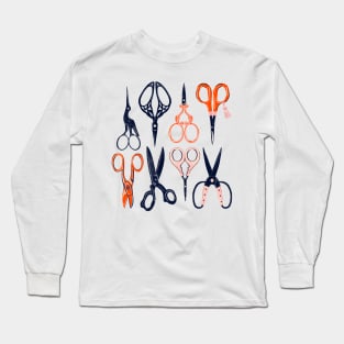 Scissors illustration Long Sleeve T-Shirt